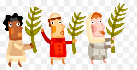 Sunday School - Palm Sunday Through Easter Trinity Palm Sunday Kids Clipart Png,Trinity Episcopal School Logo