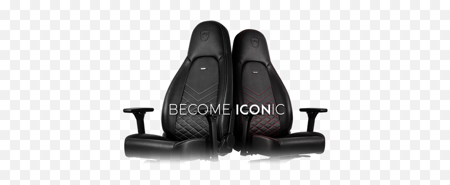 Noblechairs Icon Gaming Chair - Noblechairs Icon Black Red Png,Noblechairs Icon