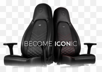 Noblechairs Icon Gaming Chair - Noblechairs Icon Black Red Png,Noblechairs Icon