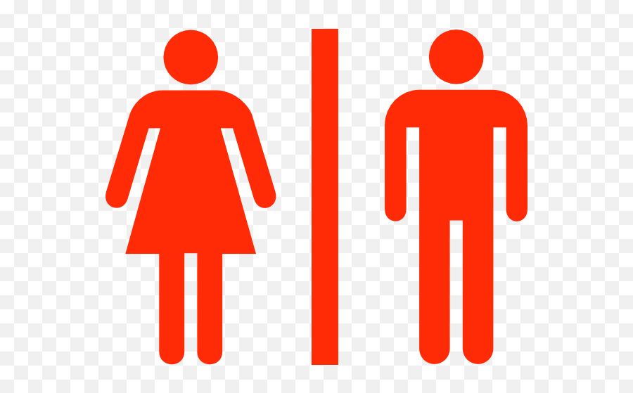 Vector Men And Women Symbol - Garotasdeporcelana Red Mens Bathroom Sign Png,Woman Symbol Icon