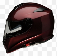 Z1r Solaris Modular Helmet Wine - Dark Red Motorcycle png
