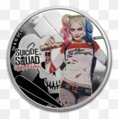2019 Tuvalu Oz Silver Suicide Squad - Harley Quinn png