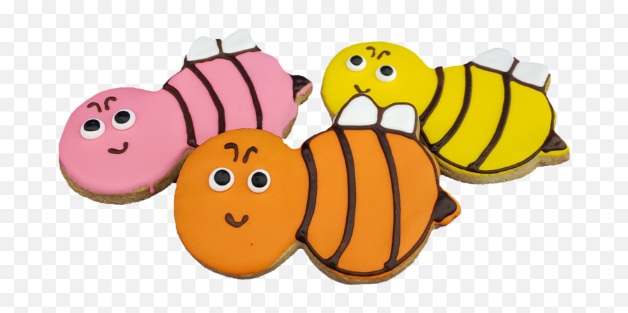 Bee Cookie - Honeybee Png,Bee Emoji Png