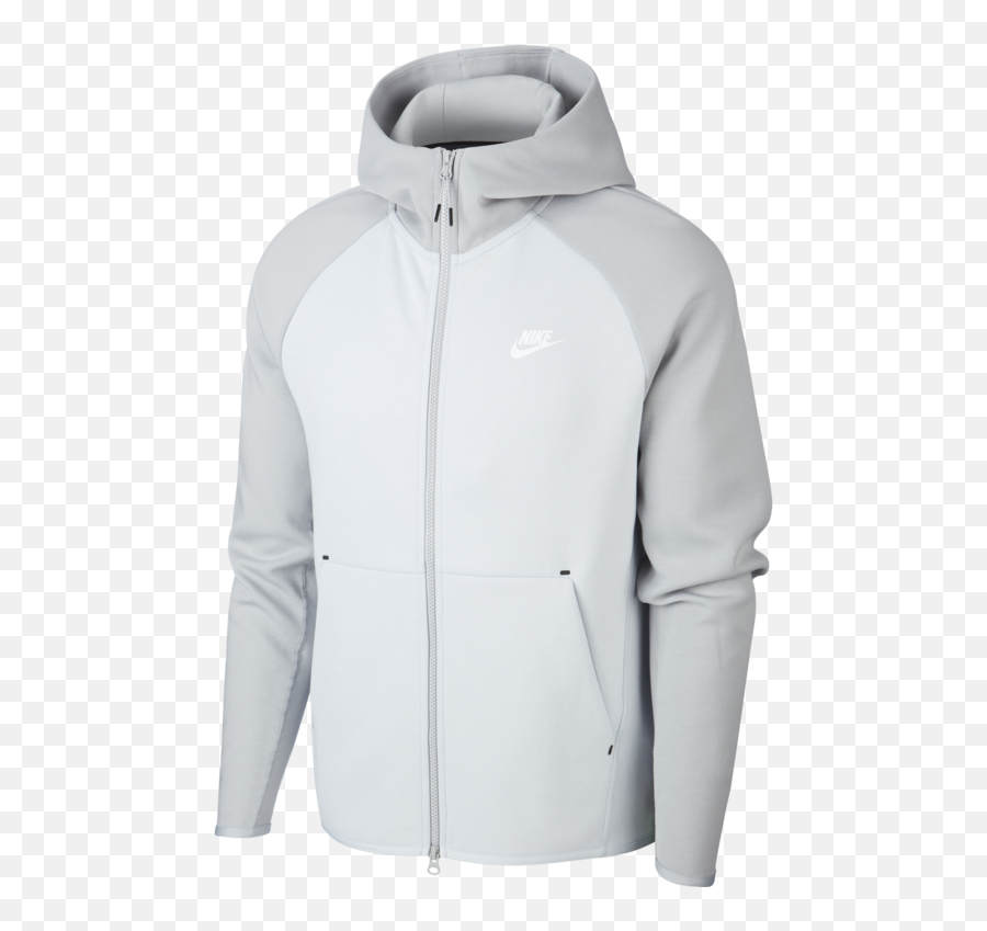 White Nike Hoodie Mens - Long Sleeve Png,Nike Sb Icon Full Zip Hoodie