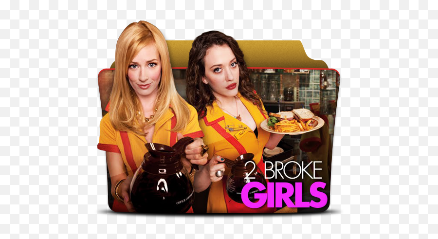 2 Broke Girls Vector Icons Free Download In Svg Png Format - 2 Broke Girls,Tv Series Icon