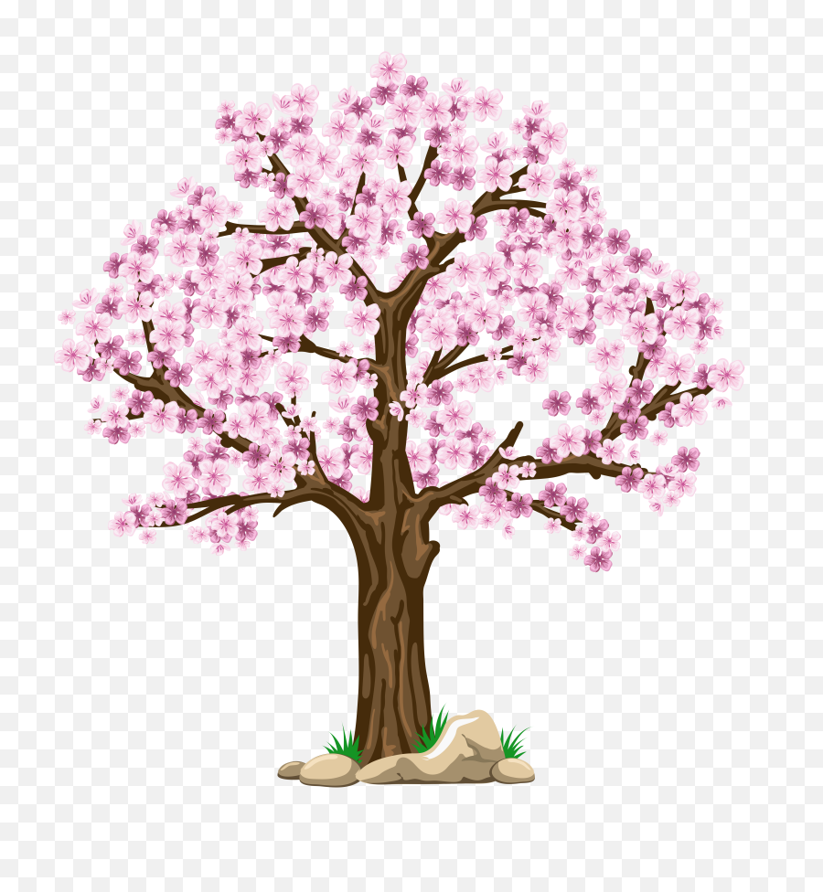 Clip Art Digital Pink Tree Clipart - Desenho De Uma Mulher De Costas Png,Tree Clip Art Png