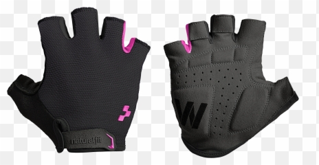 Cube Gloves Mitts Rider Gear - Natural Fit Short Finger Blue Black png