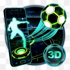 Neon Football Tech 3d Theme Apk Download From Moboplay - For Soccer png