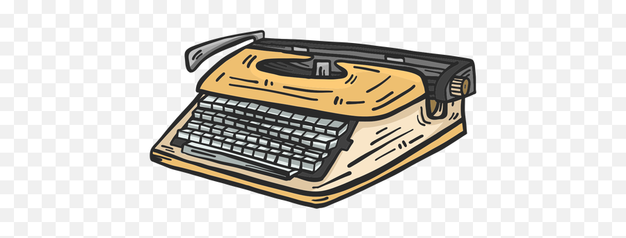 Typewriter Colored Clipart Transparent Png U0026 Svg Vector - Escrever Png,Typewriter Icon