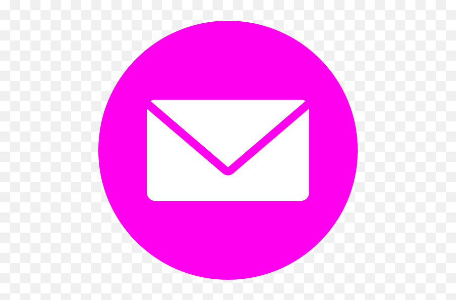 Message Icons Png Symbol Pink Email Icon Color E - mail Icon Png