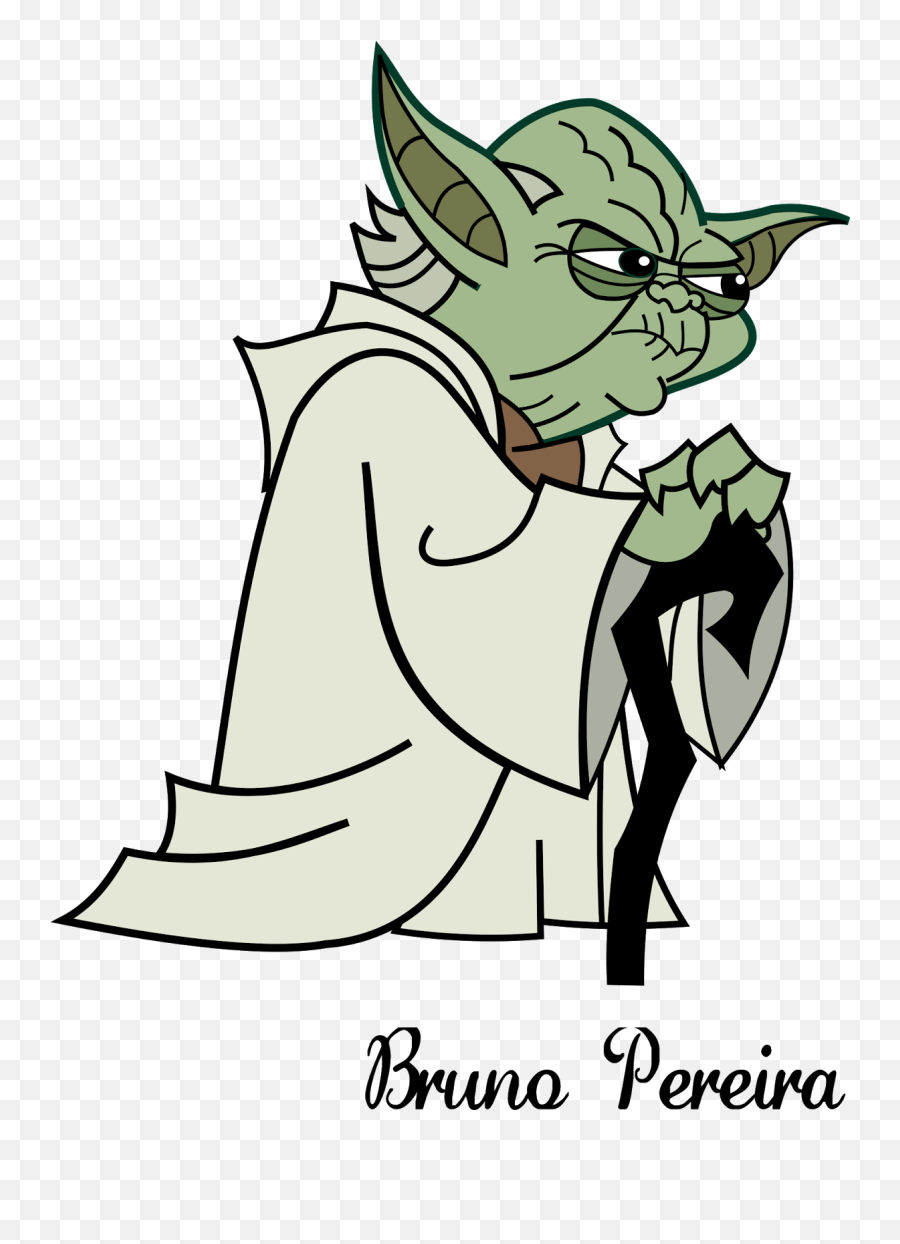 Yoda Anakin Skywalker Star Wars The Clone Luke - Cartoon Star Wars Characters Png,Yoda Png