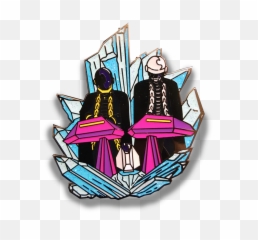 Daft Punk Pin Transparent Cartoon - Logo Png,Daft Punk Transparent