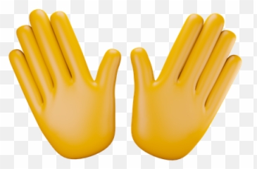 Open Hands Icon - Download In Glyph Style Happy Png,Palm Hand Icon