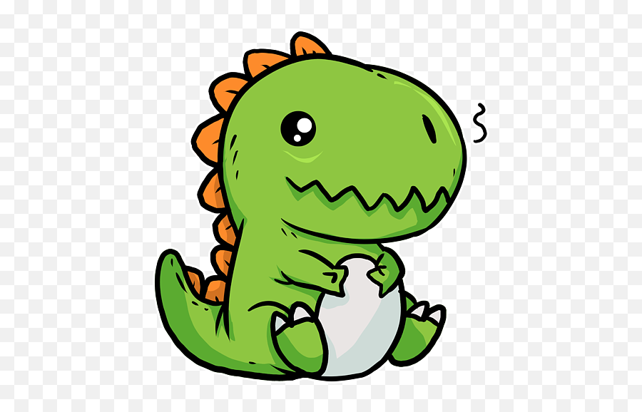 Cute Kawaii Baby Trex Dinosaur Gift Shower Curtain T Rex Png - rex Icon