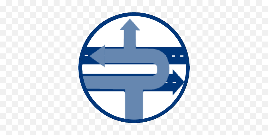 Reduced Left - Turn Conflict Intersections Safety Federal Vertical Png,L T Icon