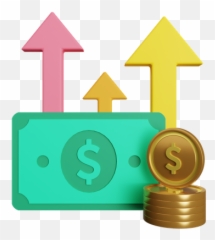 Investment Icon - Download in Glyph Style Coin png