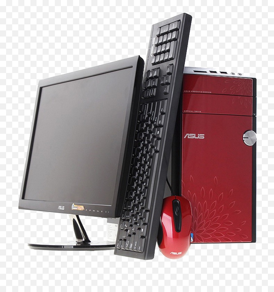 Desktop Computer Transparent Cartoon - Asus Png,Desktop Computer Png