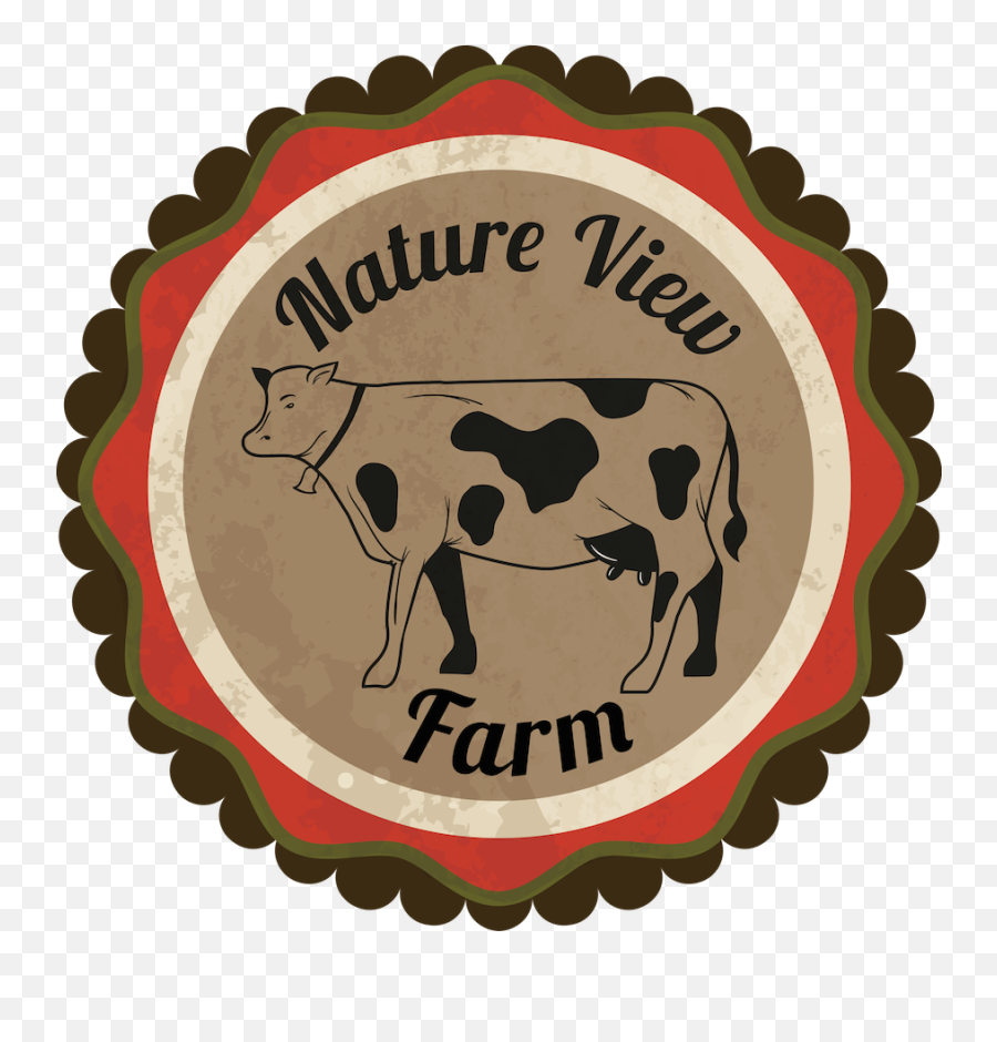Farm Logo Design For Nature View - Cow Logo Png,Cow Logo