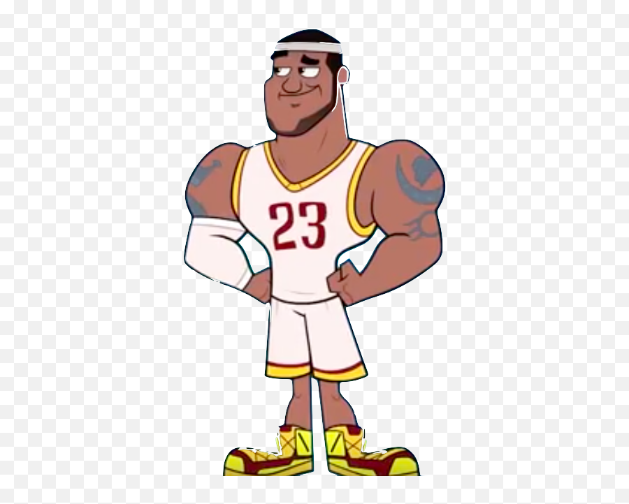 Lebron James Clipart Look - Teen Titans Go Lebron Png,Lebron James Transparent