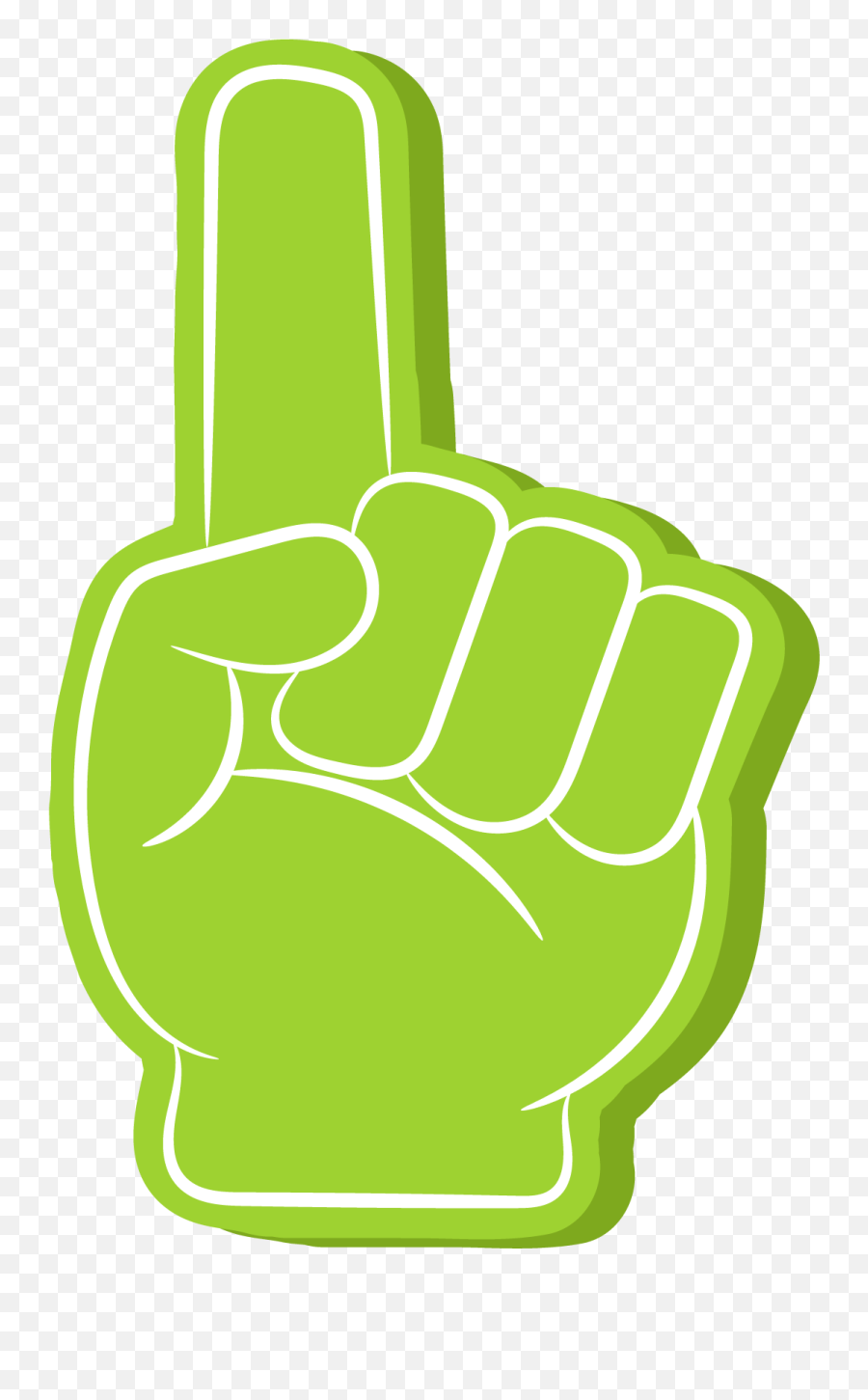 Foam Finger Club - Illustration Png,Foam Finger Png