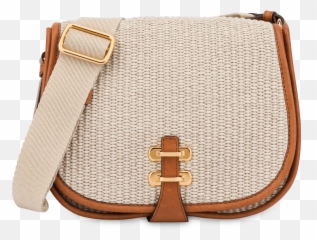 Alby Bag In Raffia And Vegetable Leather - Messenger Bag png