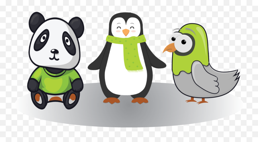 Pandas Penguins And Pigeons Oh My Pier 8 Group - Penguin And Pigeon Png,Pigeons Png