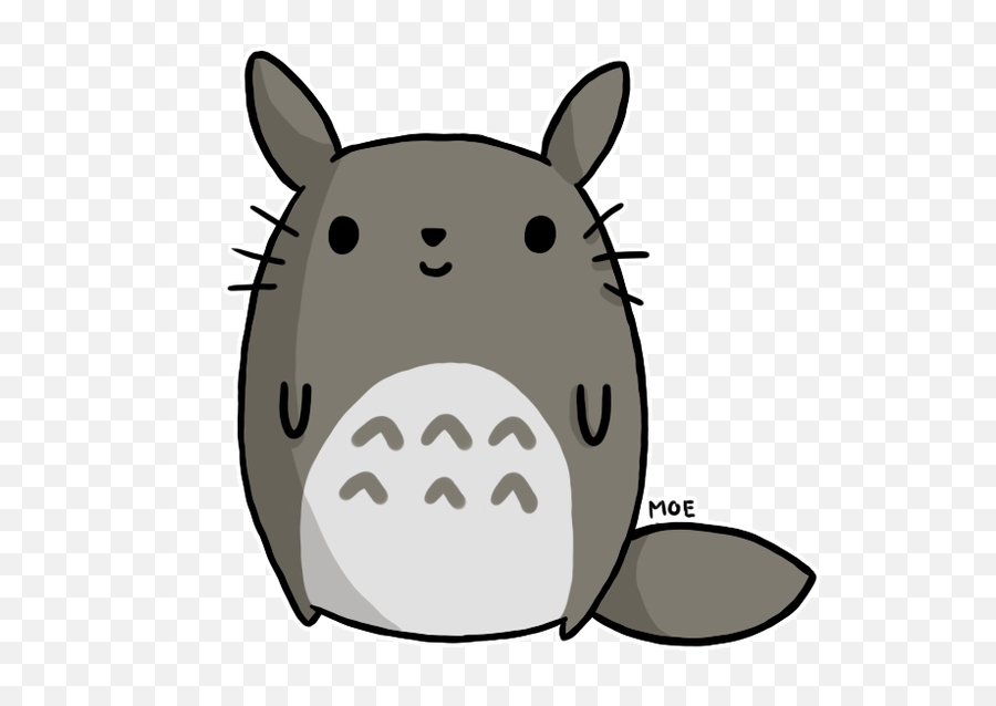Kawaii Totoro Png 6 Image - Totoro Kawaii Png,Totoro Png