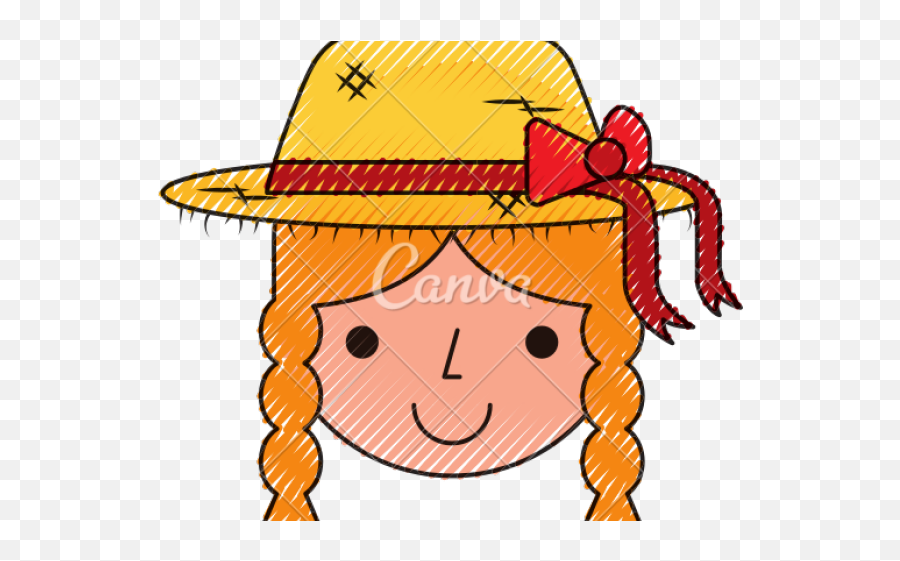 Cowboy Hat Clipart Chinese Farmer - Hat Png Download Clip Art,Cowboy Hat Clipart Png