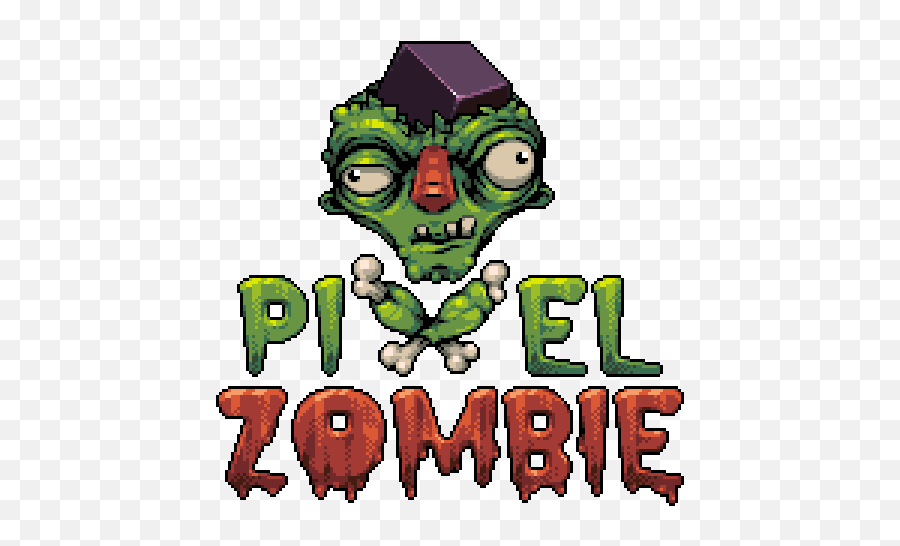 Pixel Zombie Logo - Pixel Zombie Logo Png,Pixel Logo