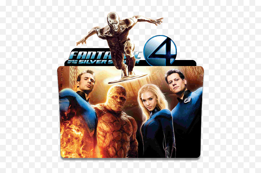 Fantastic Four Icon - Fantastic Four Rise Of The Silver Surfer 2007 Folder Icon Png,Fantastic Four Logo Png