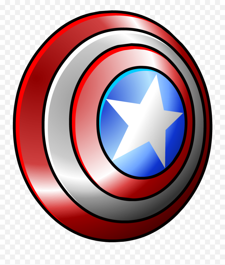 Captain America Shield - Captain America Shield Clipart Png,Captian America Logo