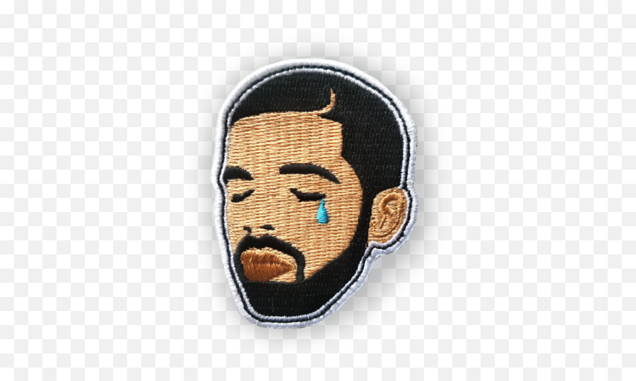 Download Drake Crying Patch Png Image - Stitch,Drake Face Png