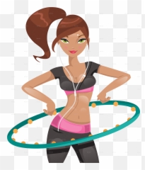 Hula Hoop - Clip Art Hula Hoop Cartoon Png,Hula Hoop Png
