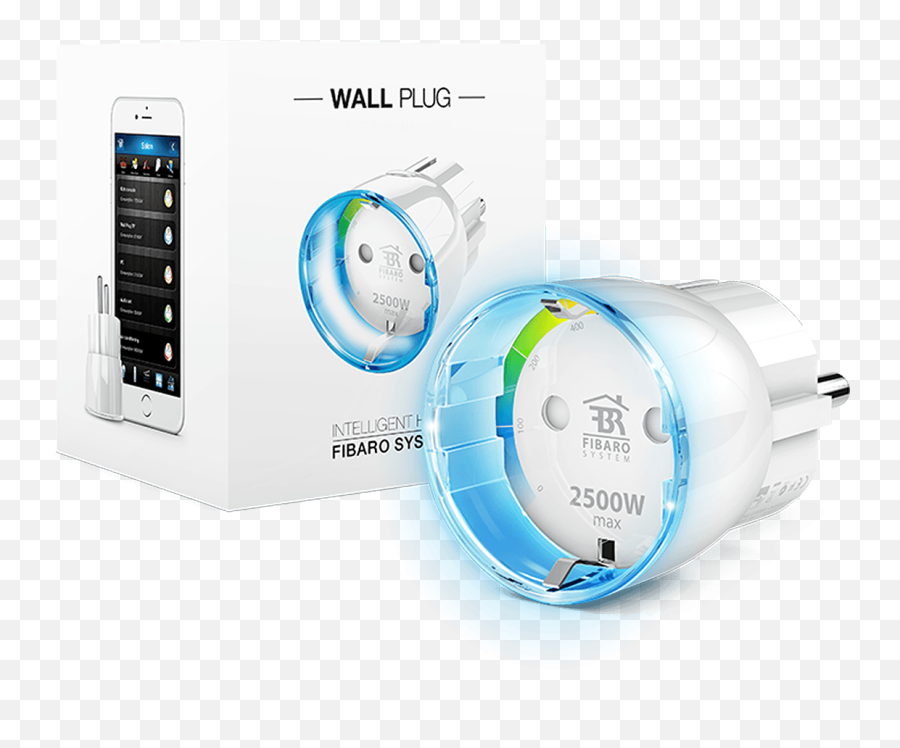 Download Fibaro Wall Plug Type F - Fibaro Full Size Png Fibaro,Plug Png