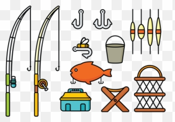 Fishing Rod Free Vector Art - 5386 Downloads Tools png