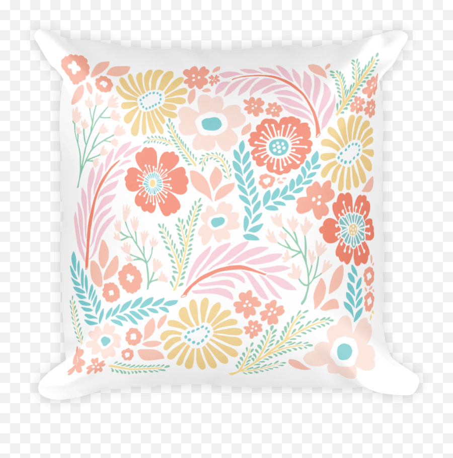 Forget Me Not Pastel Pillow - 18 U2014 Ashley Jorgensen Pillow Png,Forget Me Not Png