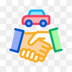 Car Purchase Deal Icon - png