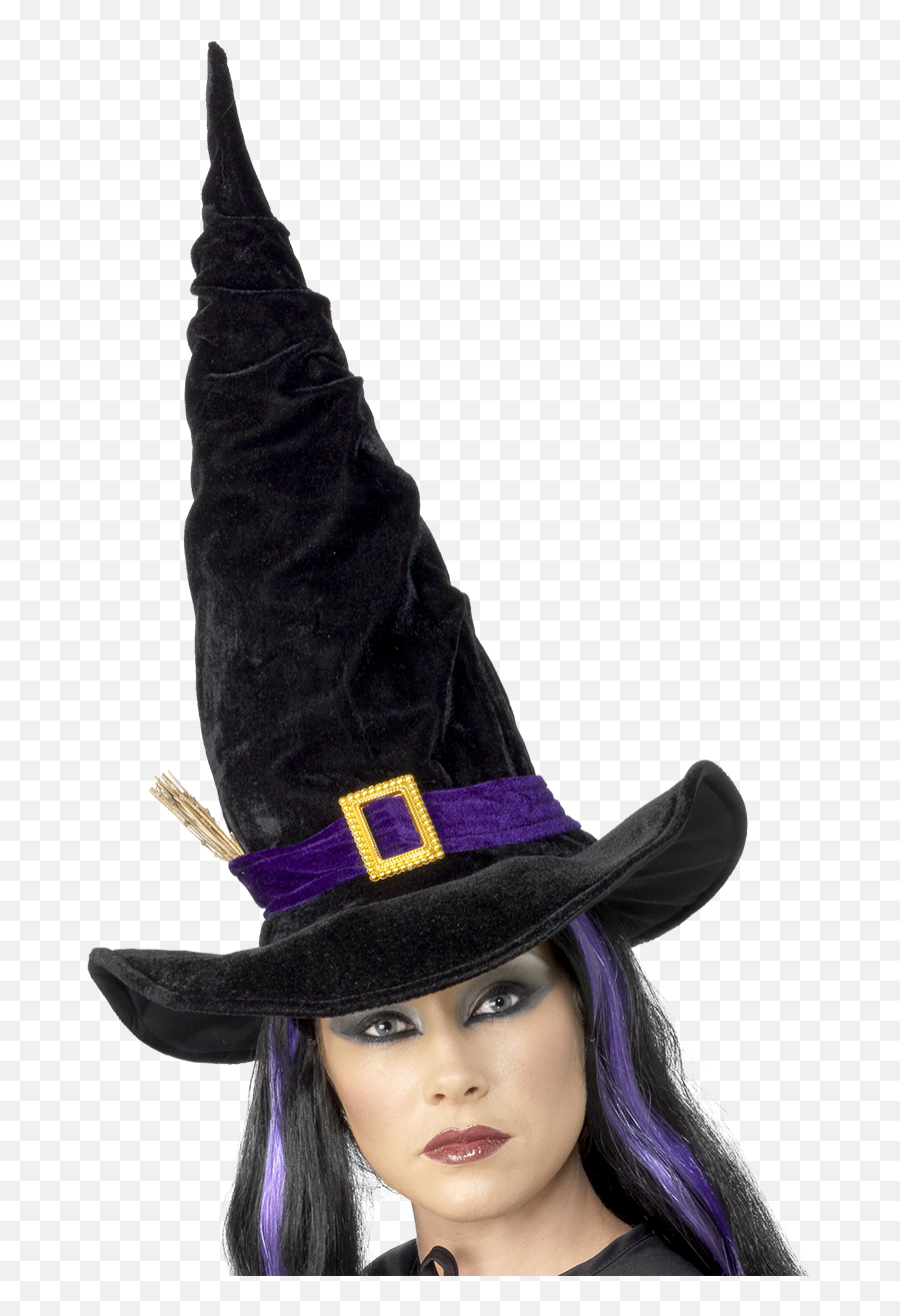 Witch Hat With Twig - Hat Png,Witch Hat Transparent
