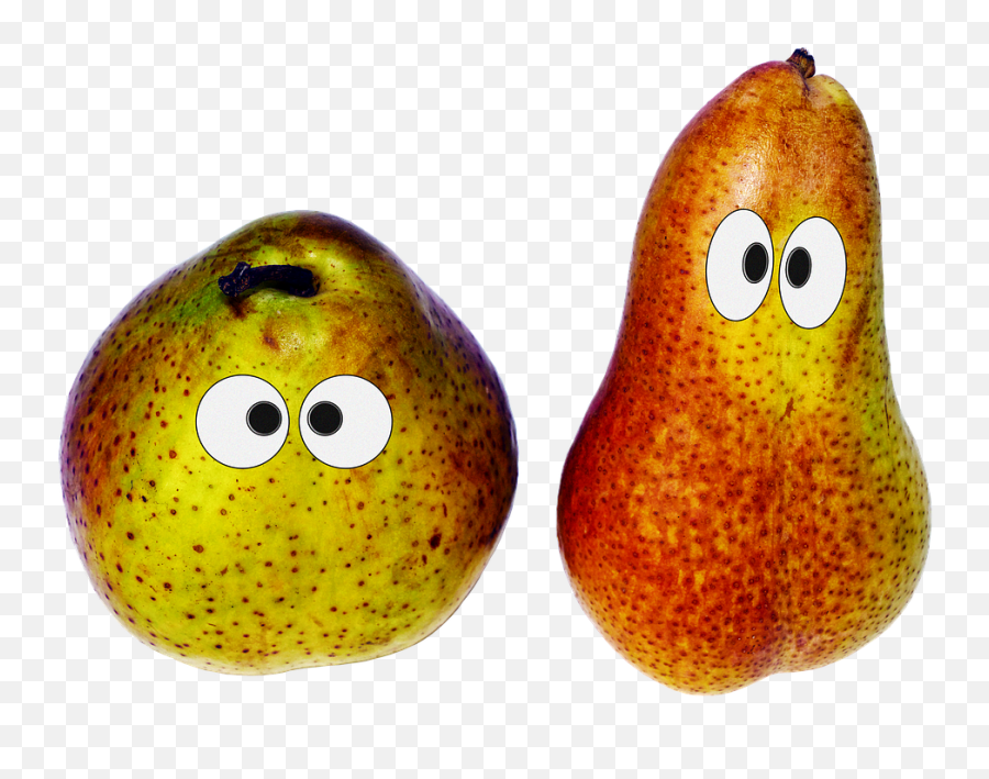 Download Pears Cheeky Rascal Fruit Face Funny Eyes - Pear Png,Pears Png