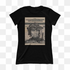 Chanel Iron - Maiden Tee Bleached Goods T Shirt Png,Iron Maiden Logo Png