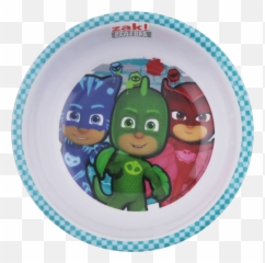 Pj Mask Melamine Bowl - Galinha Pintadinha Nome Arthur Png,Pj Masks Png