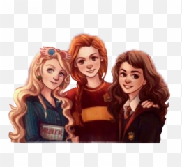 Download Girlpower Ginny Ginnyweasley Luna Lunalovegood - Lovegood Weasley Hermione Granger png