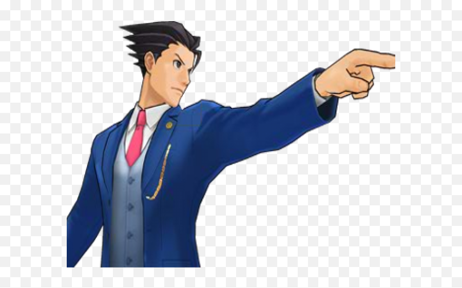 Ace Attorney Clipart Objection Phoenix Wright Png Free Transparent Png Images Pngaaa Com - objection roblox