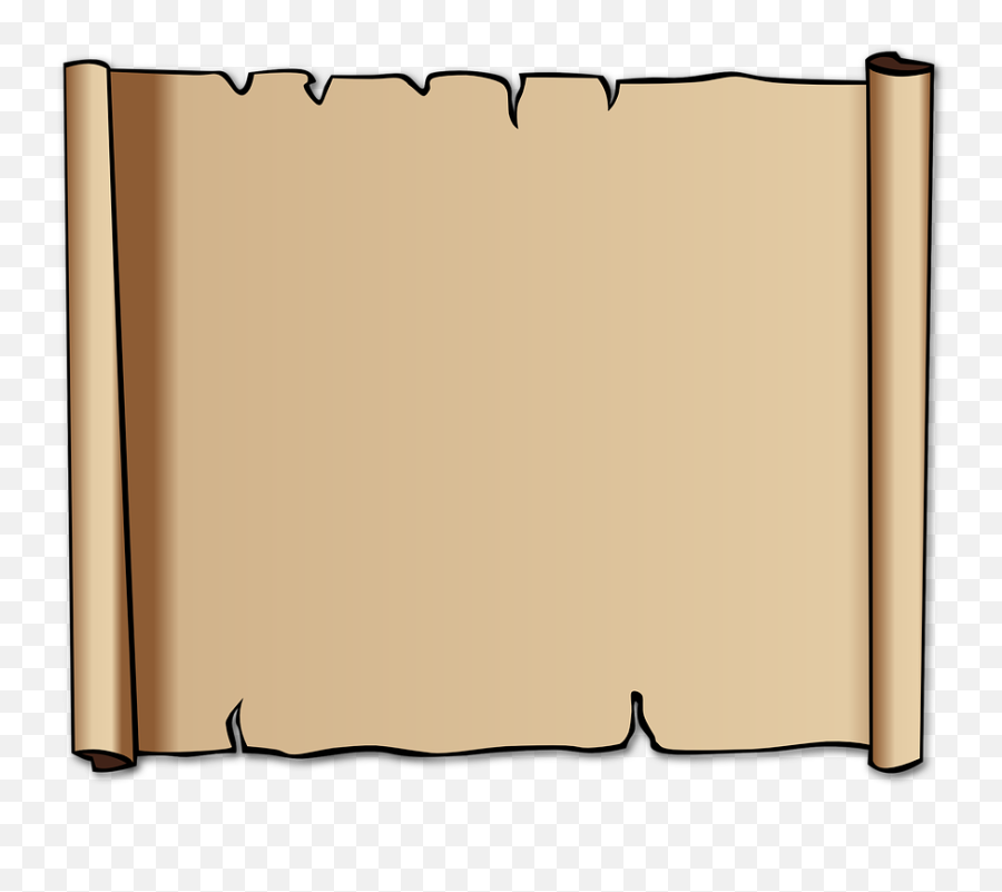 Scroll Old Blank - Scroll Free Clipart Png,Old Scroll Png