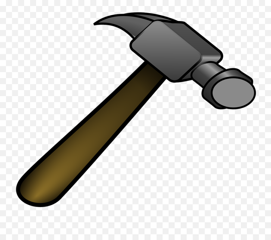 Clipart Images Of Hammer - Herramienta De Carpintería Martillo Png,Nail Head Png