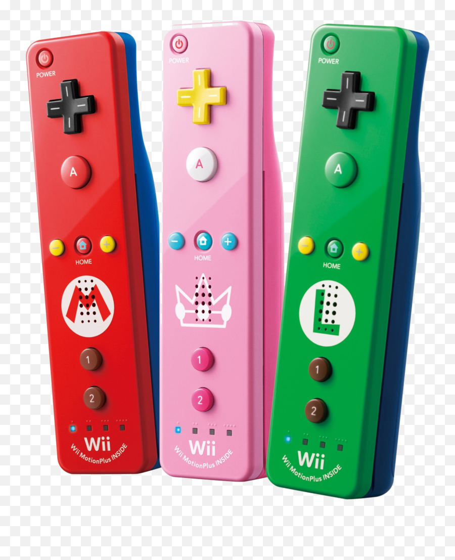 Wii Remote Plus Mario Edition - Princess Peach Wii Remote Png,Wii Remote Png