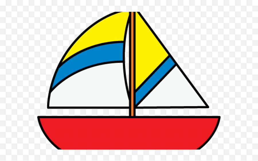 Yacht Clipart Colorful Boat - Transparent Background Sailboat Clipart Png, Cartoon Boat Png - free transparent png images 
