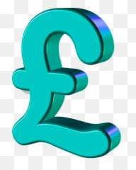 Transparent Background Free Png Images - Gold Pound Sign