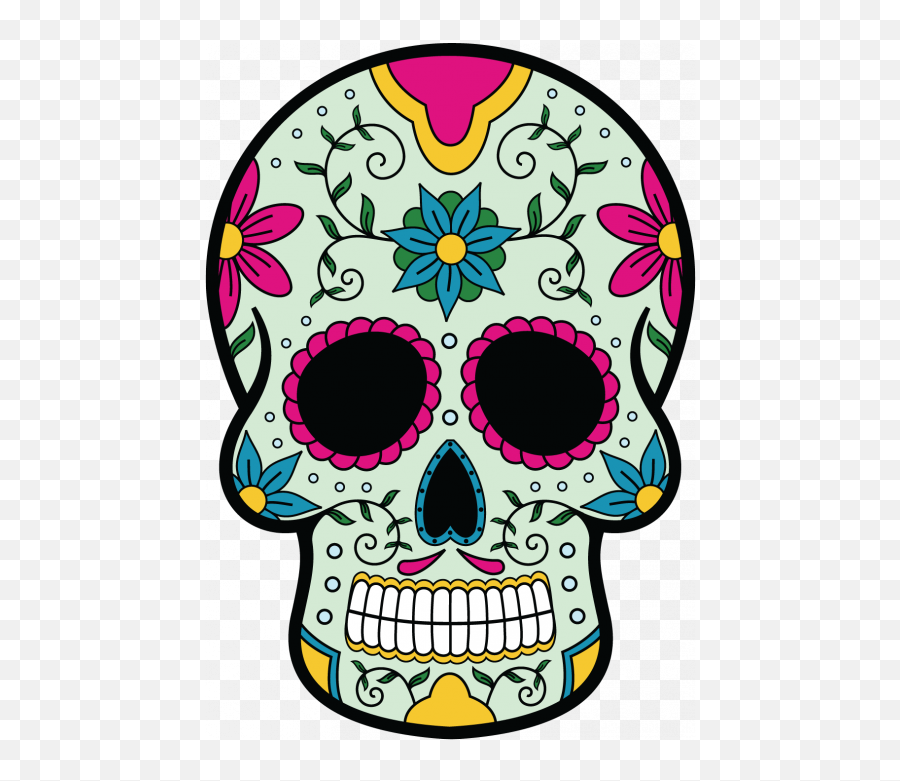 Download Sticker Calavera Tete De - Tete De Mort Mexique Png,Calavera Png