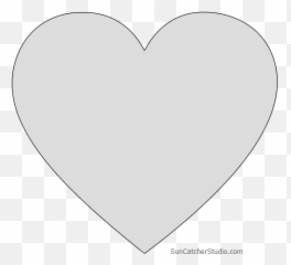 Heart Shaped Wooden Cutting Board Design Pattern Stencil - Transparent With White Background png